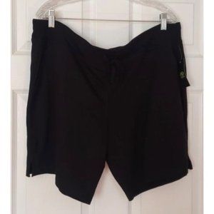 Athletic Works Soft Black Shorts NWT